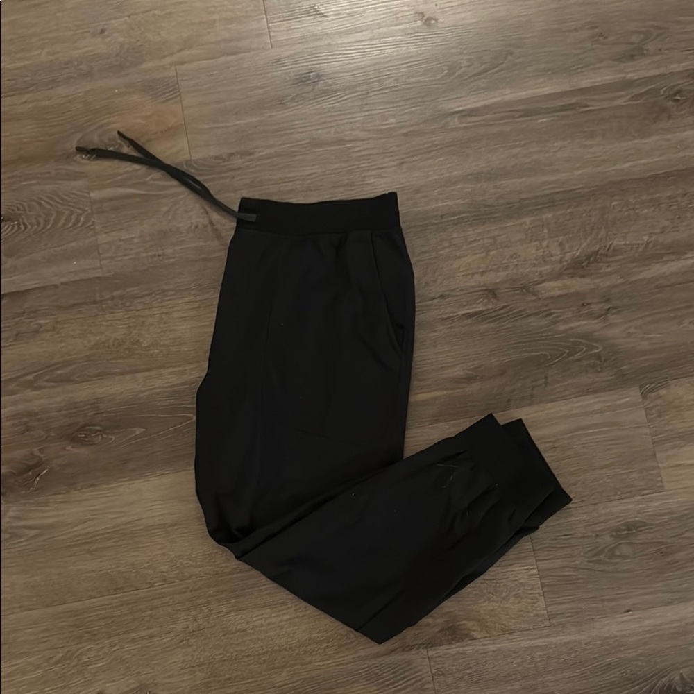 men's black lululemon abc joggers